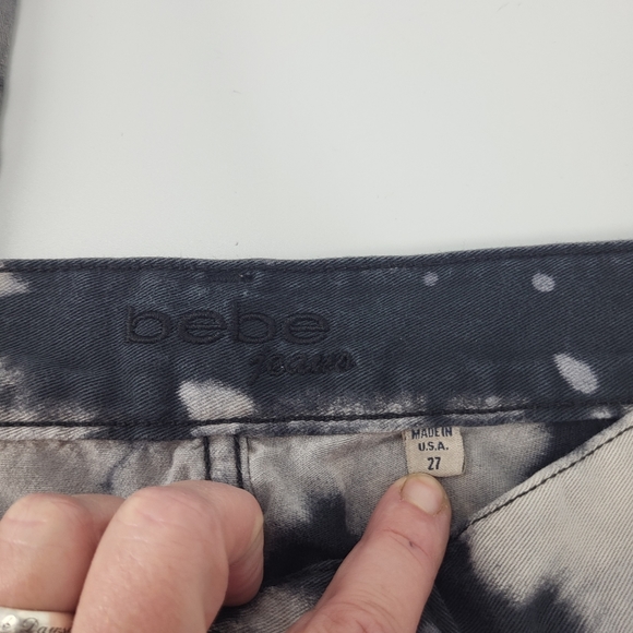 Bebe Bleach Splash Jeans - Picture 6 of 7